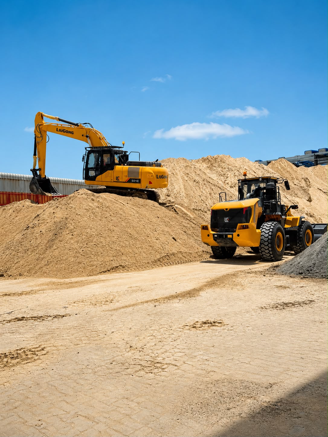 SAJ fleet vehicle at site
